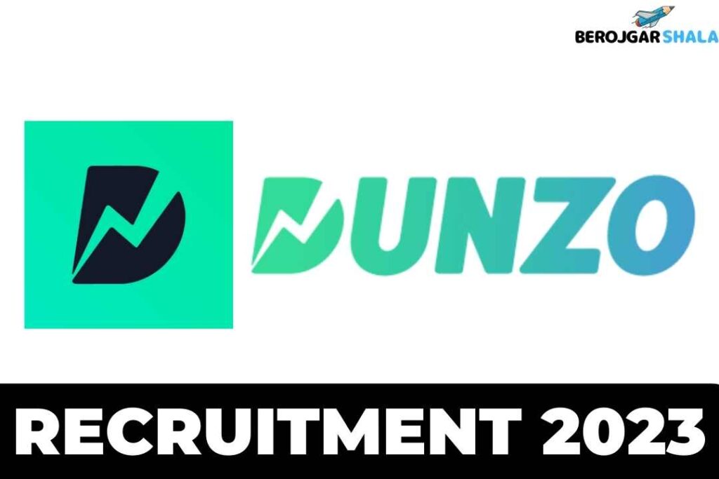 Dunzo Recruitment 2023 Job For Freshers Latest Jobs in India Jobs for Graduates berojgarshala