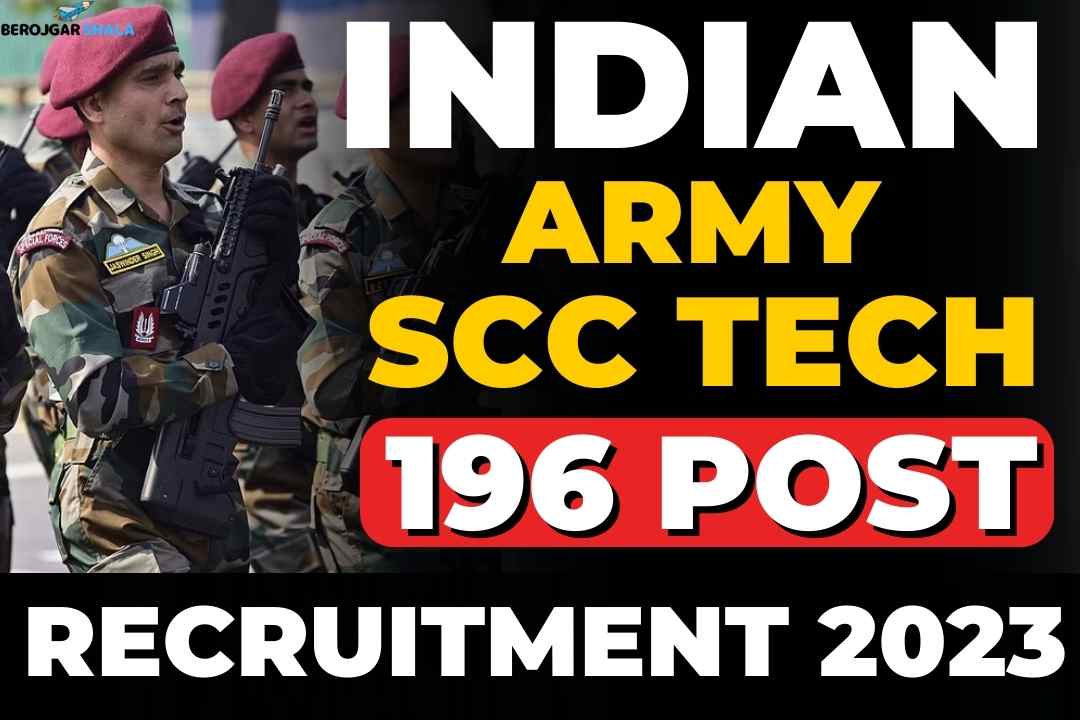 INDIAN Army SSC Technician Recruitment berojgarshala